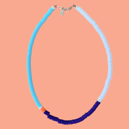 collier-heishi-summer cyan-violet-ciel clair