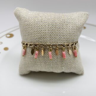 Bracelets Corail - corail rose pâle