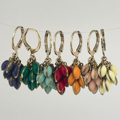 Boucles d'oreilles BYZANCE grappe – Image 3