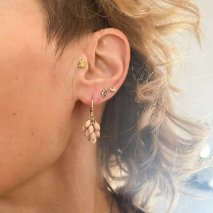 Boucles d'oreilles BYZANCE grappe – Image 4