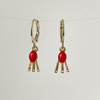 Boucles BYZANCE émaillées petites – Image 5