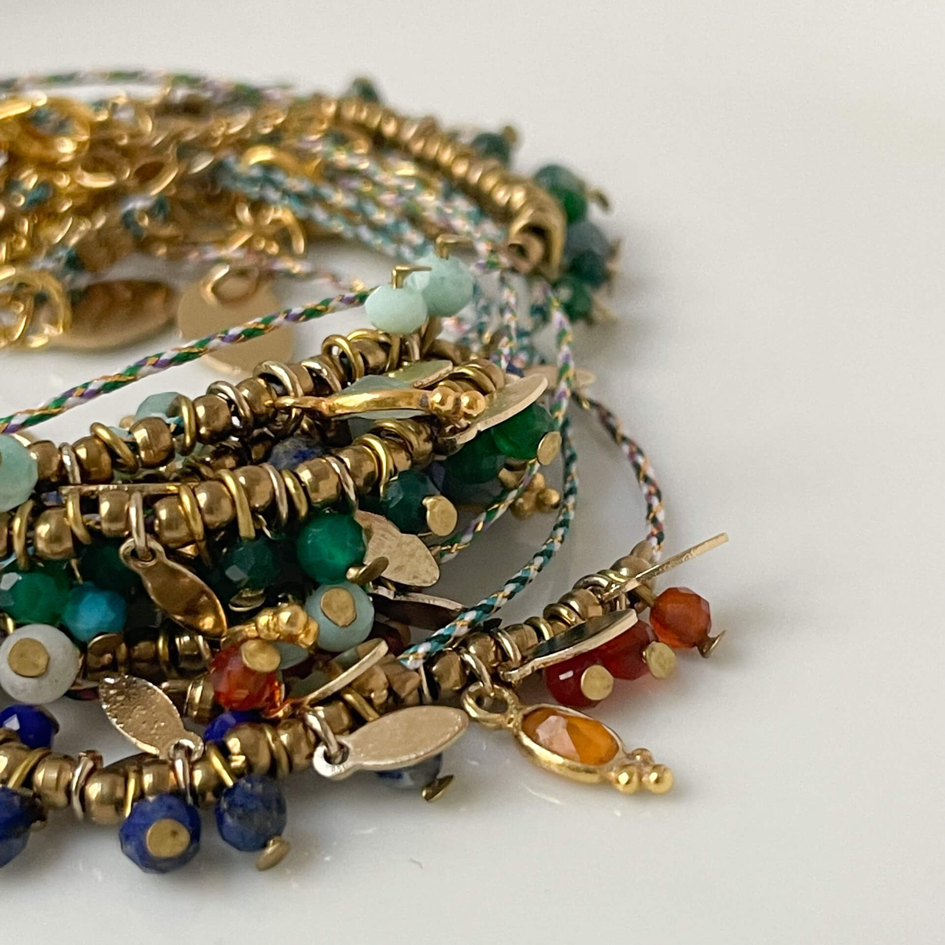 Bracelet sur lien INDI pierres semi-précieuses – Image 5